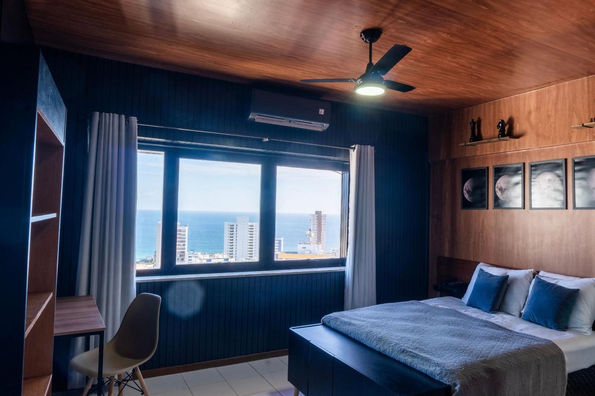Lindo Studio Vista Mar Na Barra Com Piscina No Rooftop Do Edf, Proximo Ao Porto Da Barra Сальвадор Экстерьер фото